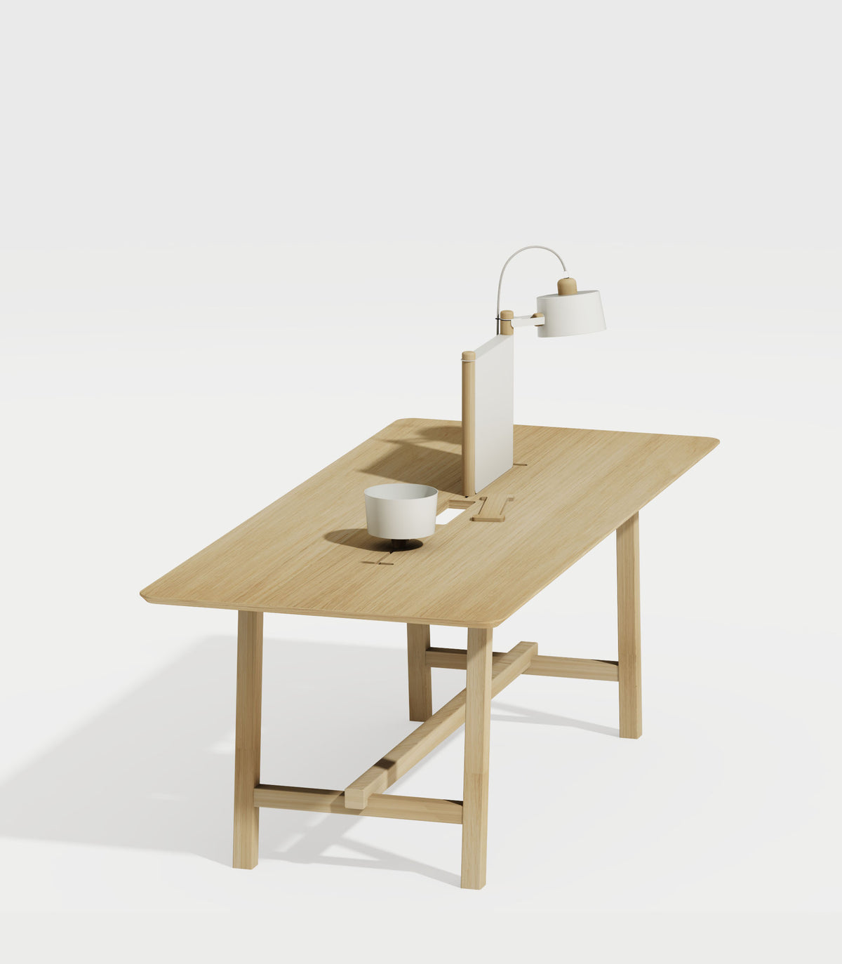 Collection table de réunion en bois de chêne certifié