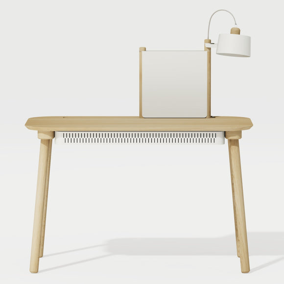 Bureau, tiroir, séparateur & lampe by Eléonore - DIZY design