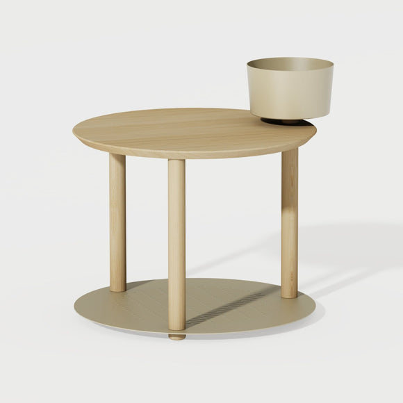 Table d'appoint duo de plateaux & bol by Diane - DIZY design