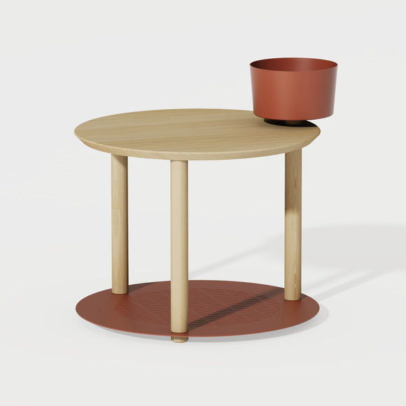 Table d'appoint duo de plateaux & bol by Diane - DIZY design