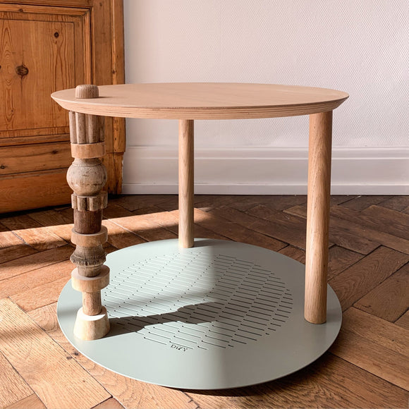 Table d'appoint duo de plateaux by Constance - Edition DIZY by Fred Bred - DIZY design