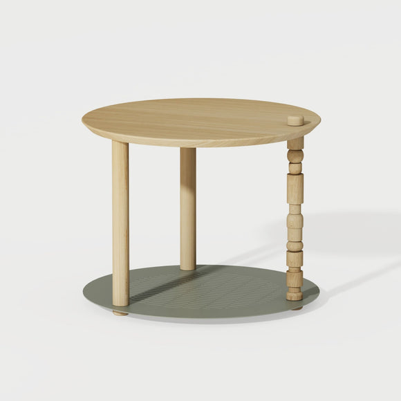 Table d'appoint duo de plateaux by Constance - Edition DIZY by Fred Bred - DIZY design