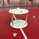 Table d'appoint duo de plateaux by Constance - Edition "Volants recyclés" - DIZY design
