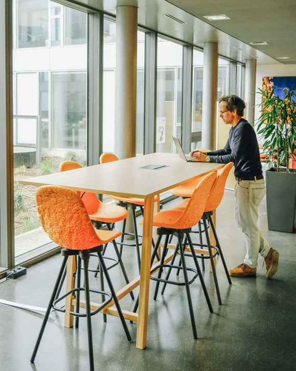 Table de réunion haute 210x90 pour 6 personnes - DIZY design