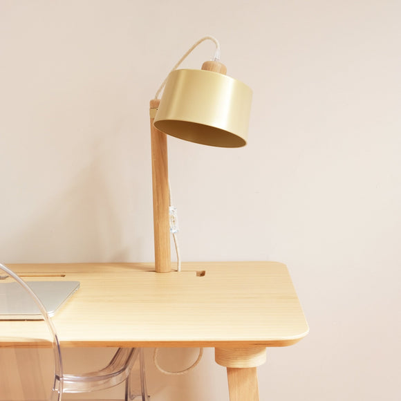 Bureau télétravail en chêne certifié - DIZY design