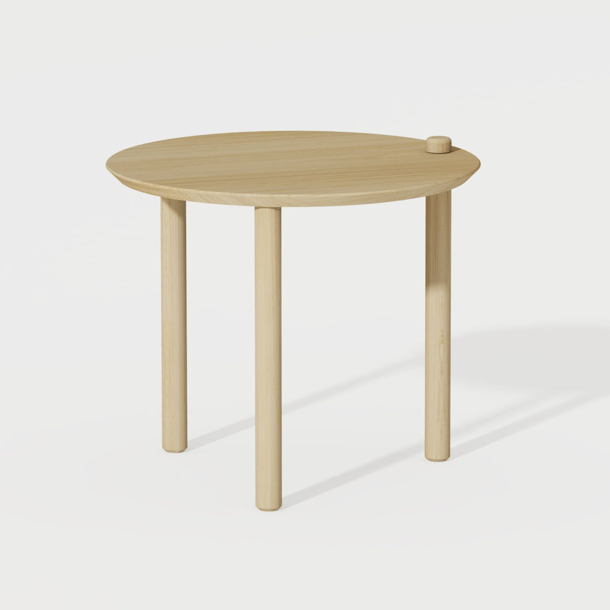 Table basse ronde écoresponsable - Table d'appoint en bois