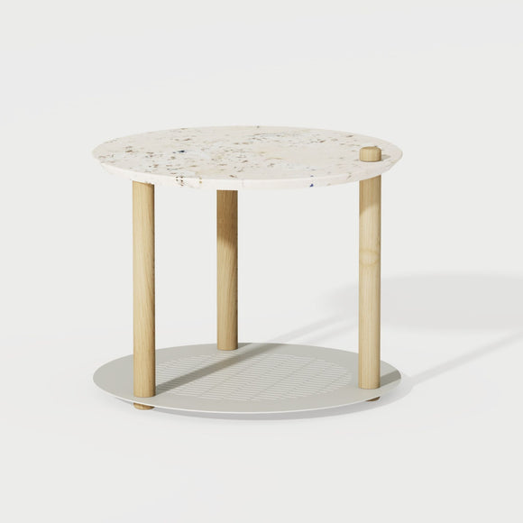 Table d'appoint duo de plateaux by Constance - Edition Volants recyclés - DIZY design