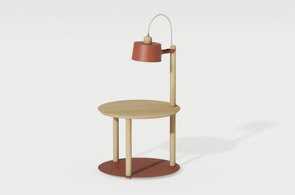 Table d'appoint & lampe by Charlotte - DIZY design